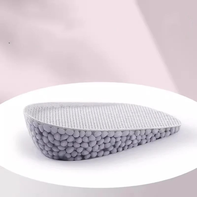 [Self-operated] China BOOST Mr. Foot Heightening Insoles in Popcorn Kernels Pair Women's 2.5cm Invisible Heightening Insole Half Pad Heel Heel Sports Shoe Half Size Pad