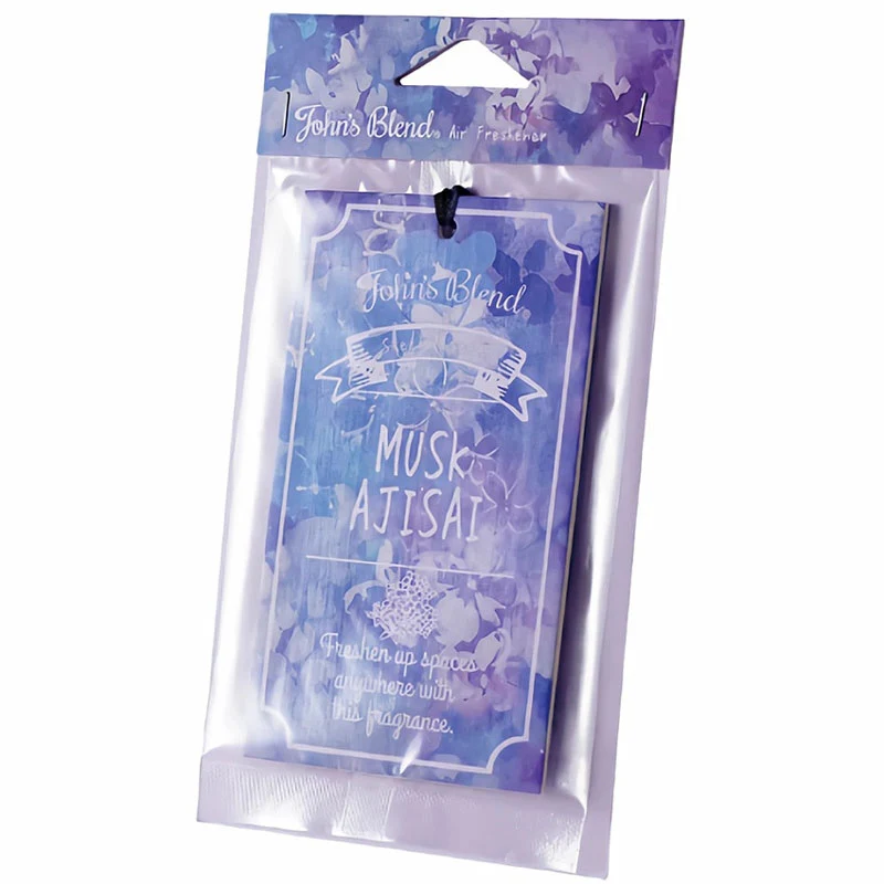 [Self-operated] Japan's John's Blend Limited Edition Hydrangea Hanging Card Fragrance Tablets Hanging Fragrance Tablet Room Elegant Fragrance Diffuser Fireless Aromatherapy