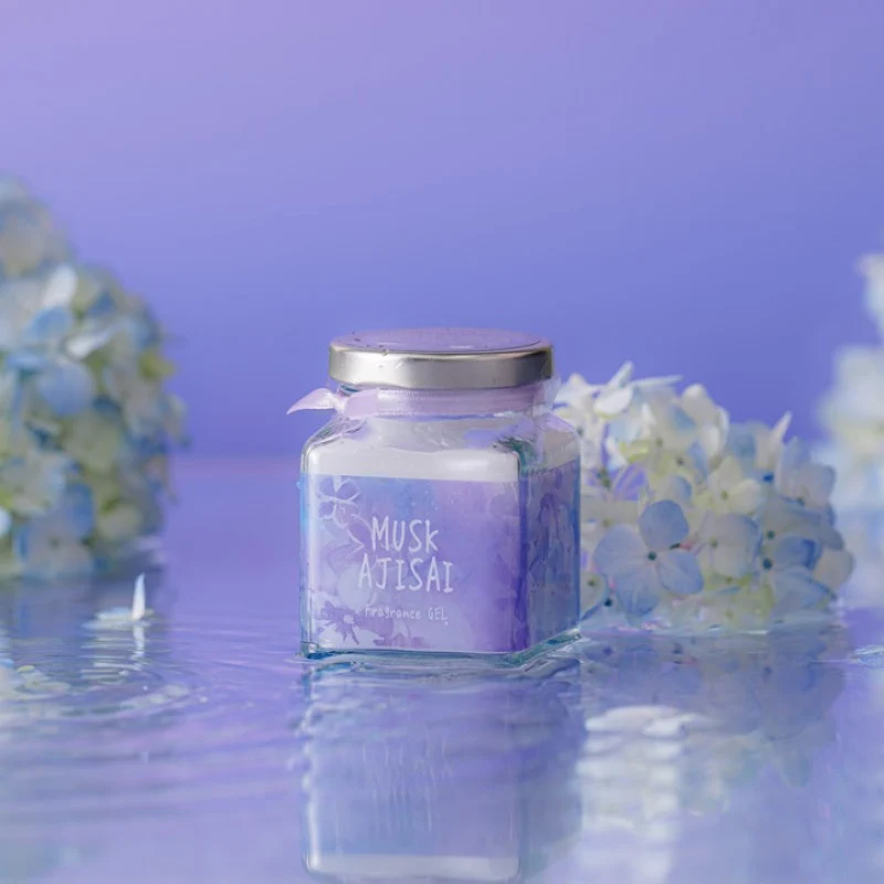 [Self-operated] Japan's John's Blend Limited Edition Hydrangea Solid Balm 135g Shiren Elegant Fragrance Expansion Balm Musk Elemental Flower Fireless Aromatherapy