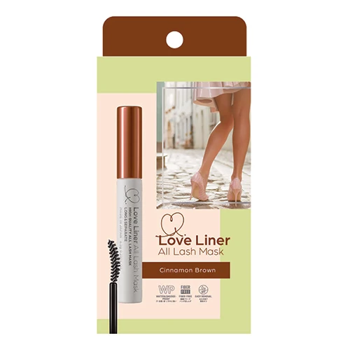 [Self-operated] Japanese MSH LOVE LINER new version of long-lasting thick and long mascara that does not smudge, Cinnamon Brown 1g