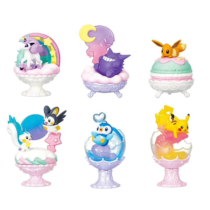 [Self-operated] Japanese RE-MENT Pokémon Pikachu series sweet collection 1 box of six types randomly sent genuine collection