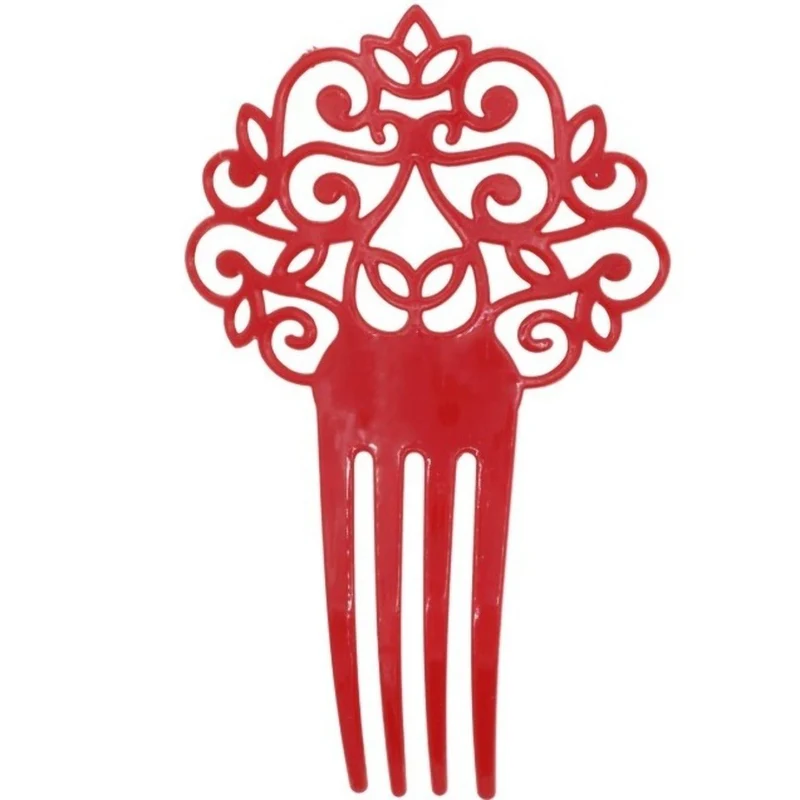 Kleiner roter Haarkamm