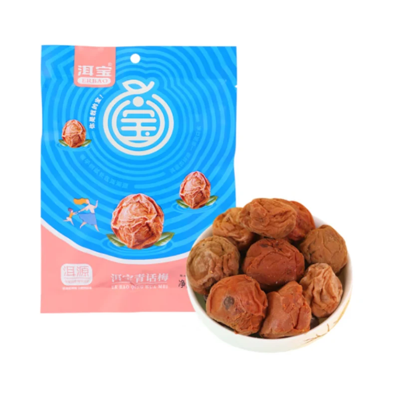 [Self-operated] China Erbao Qinghua Plum 60g Dried Plum Meat Candied Fruit Dried Fruit Preserved Plum Meat