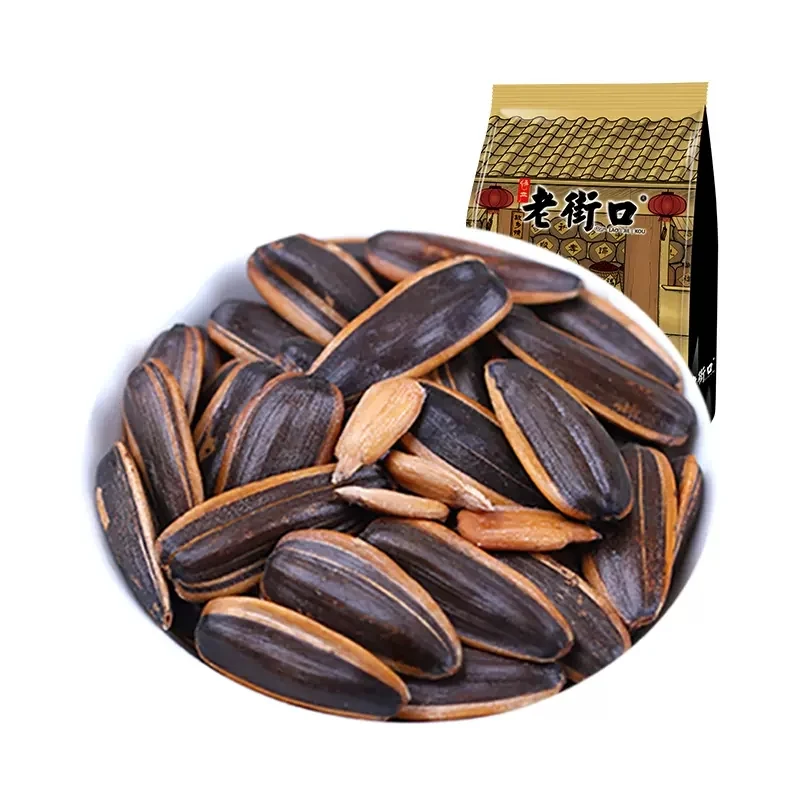 [Self-operated] China Laojiekou Caramel Flavored Melon Seeds 500g Sunflower Seeds and Melon Seeds Snacks