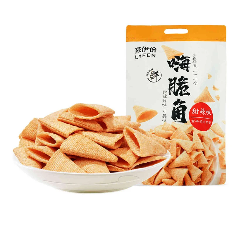 [Self-operated] China LYFEN Laiyifen Hi Crispy Corner 180g Office casual snacks childhood snacks nostalgic crispy rice cakes