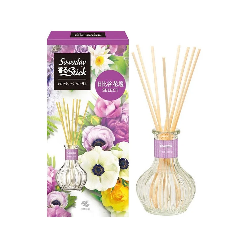 [Self-operated] Japan's KOBAYASHI Kobayashi Pharmaceutical Sawaday Aromatherapy Stick Air Freshener Fragrant Floral 70ml Indoor Deodorizing Wooden Stick Deodorizing Air Freshener Fragrance