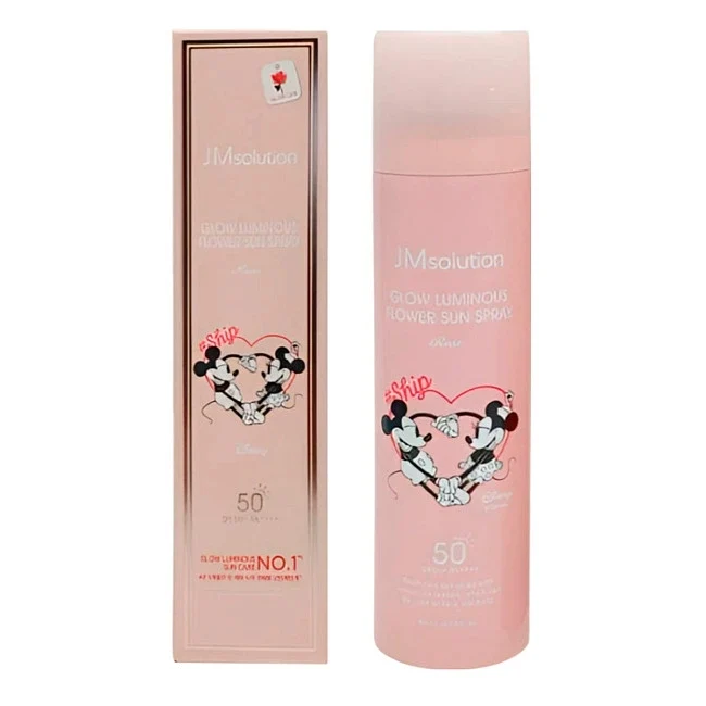 [Self-operated] Korean JM SOLUTION Disney co-branded rose sunscreen spray Minnie SPF50+ PA+++ 180ml outdoor whitening super isolation