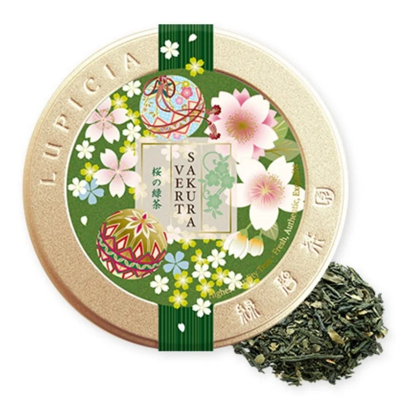 [Self-operated] Japan LUPICIA Green Bi Tea Garden Spring Sakura Tea Series Sakura Green Tea Tea 50g Canned Cold Brew Tea Fruit Tea Vitality Health Tea