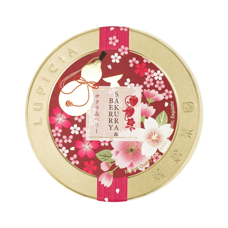 [Self-operated] Japanese LUPICIA Green Bi Tea Garden Spring Cherry Blossom Tea Series Cherry Blossom Strawberry Black Tea Tea 50g Canned Cold Brew Tea Fruit Tea Vitality Health Tea