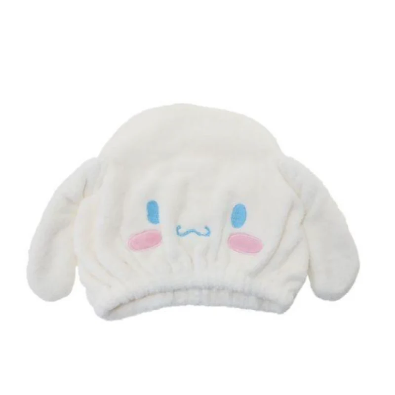 [Self-operated] Japanese Sanrio cute mascot plush dry hair hat big-eared dog style 1 pack water-absorbent quick-drying fluffy hair hat