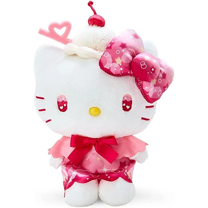 [Self-operated] Japanese Sanrio Cream Soda Series Doll Hello Kitty Doll Ornament Plush Toy