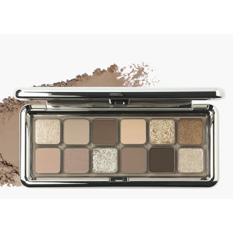 [Self-operated] South Korea 3CE Sanxi Jade Newtake 12-color eyeshadow style eyeshadow palette 9.5g #RAW NEUTRALS cement tray