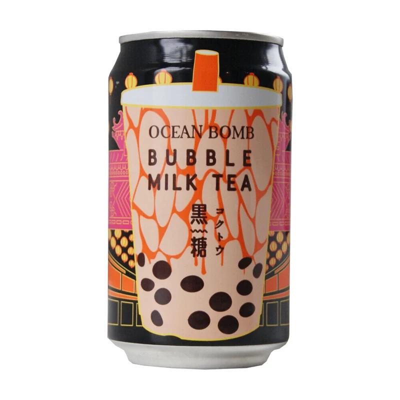 [Self-operated] China Taiwan OCEAN BOMB Brown Sugar Pearl Milk Tea Drink 315ml