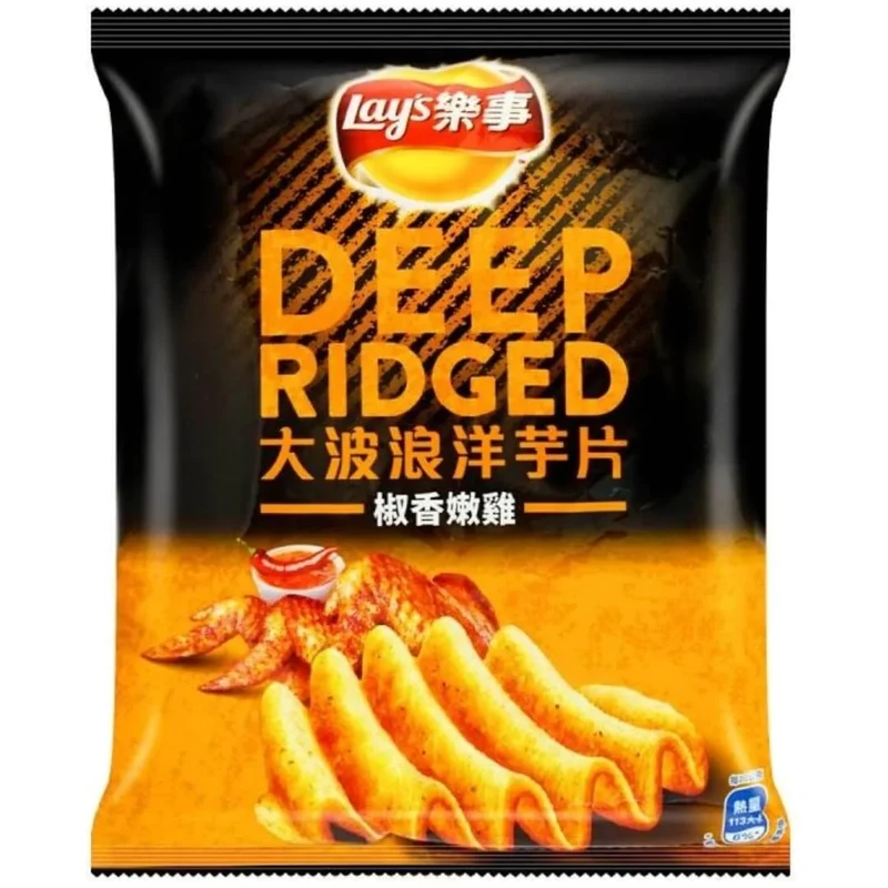 [Self-operated] China Pepsi LAY'S Potato Chips Big Wave Potato Chips Peppery Tender Chicken 75g/bag