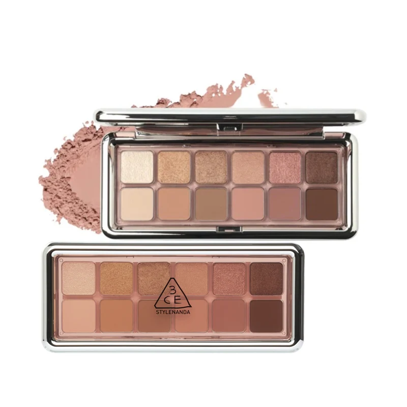 [Self-operated] South Korea 3CE Sanxiyu Newtake 12-color eyeshadow style eyeshadow palette 9.5g #MOTION FRAME apricot powder palette