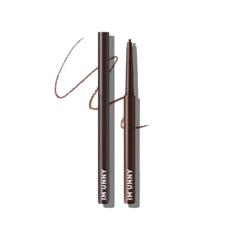 [Self-operated] South Korea UNNY slim and smooth eyeliner gel pen 2mm slim refill #S05 Amber Brown waterproof and not easy to smudge silkworm pen