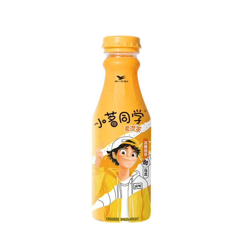[Self-operated] Taiwan UNIF Xiaoming Classmate Love Mixed Tea Beverage Iced Orange Green Tea 480ml Fruity Tea Beverage