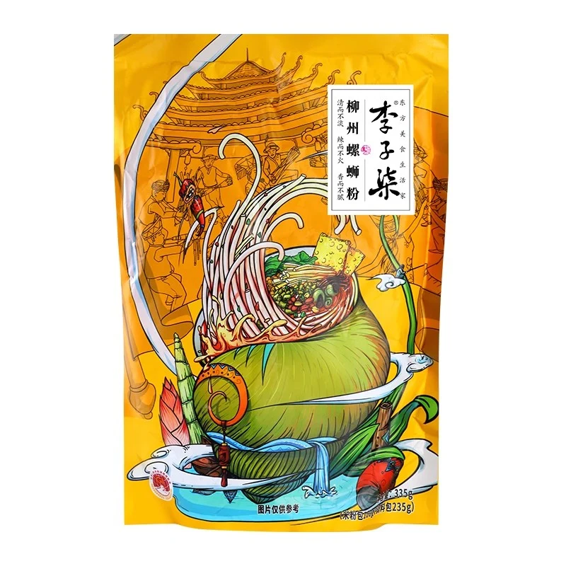[Self-operated] China LIZIQI Liuzhou Snail Rice Noodles 335g Liuzhou Specialty Silk Noodles Rice Noodles Instant Late Night Snack