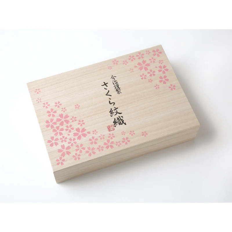 [Self-operated] Japan's IMABARI Sakura gift box towels 33*75 2 pack, pure cotton, made in Japan, super absorbent, quick-drying, not prone to lint
