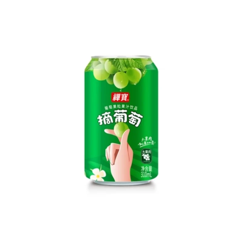 [Self-operated] China Zenbao Large Pulp Juice Grape Flavor 310ml Fruit Juice Drink