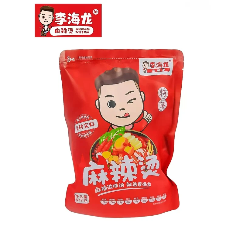 [Self-operated] China Li Hailong Malatang Extra Spicy 437g Northeast Internet celebrity popular Malatang sesame paste soup