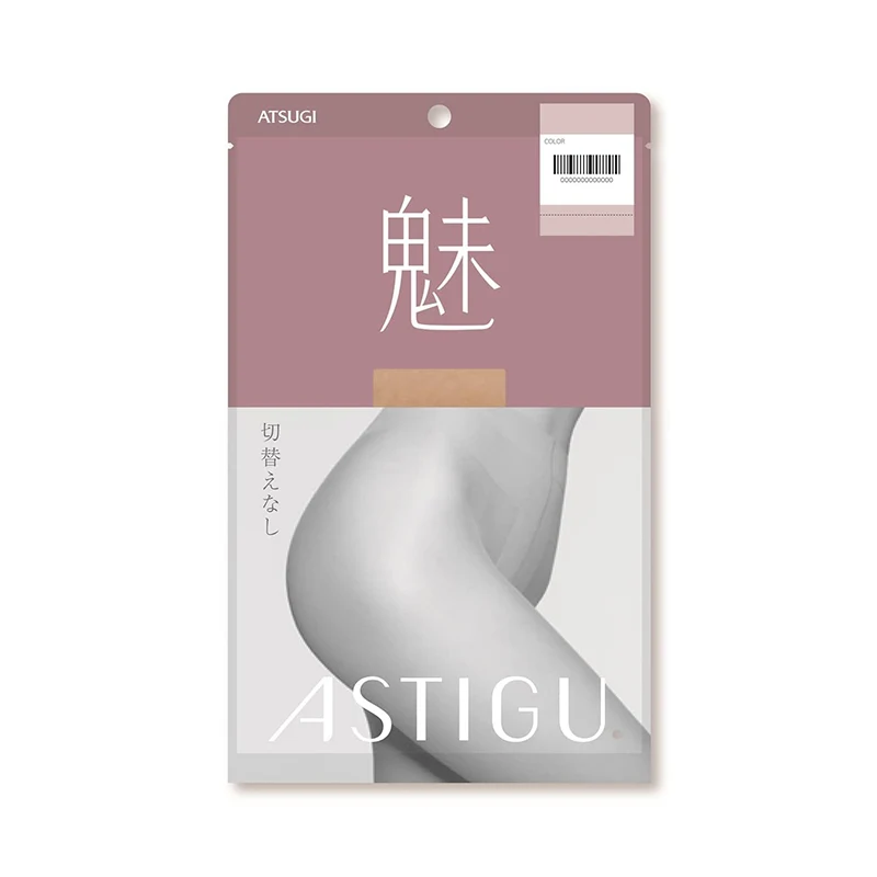 [Self-operated] Japanese ATSUGI Atsugi Charming spring and autumn ultra-thin stockings for women velvet pantyhose pure beige (323) L-LL hip 90-103 height 155cm-170cm invisible T crotch light leg artifact