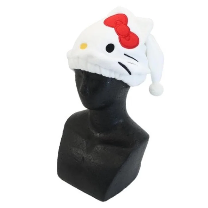 [Self-operated] Japanese Sanrio Cartoon Plush Triangular Hair Drying Hat Hello Kitty Style 1 Pack Triangular Towel Hat
