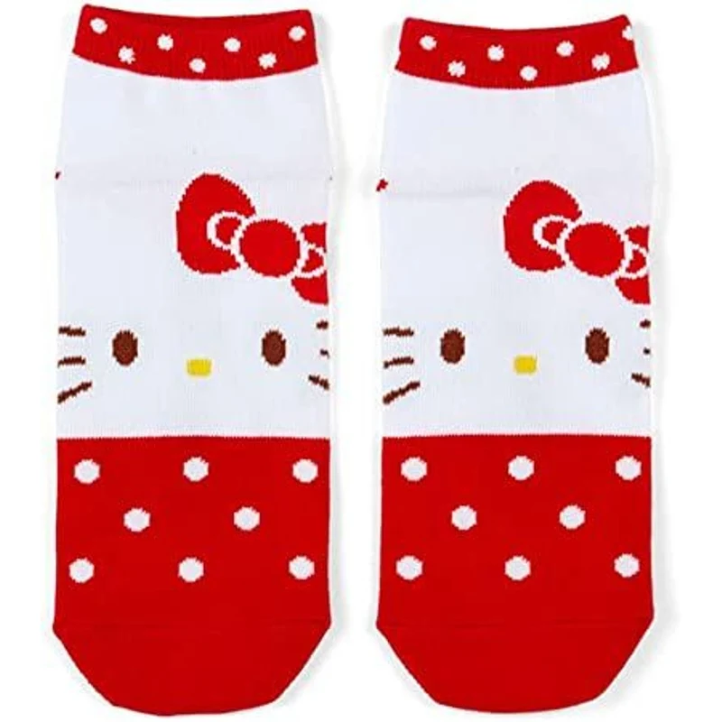 [Self-operated] 1 pair of Japanese Sanrio super star cute face socks Hello Kitty