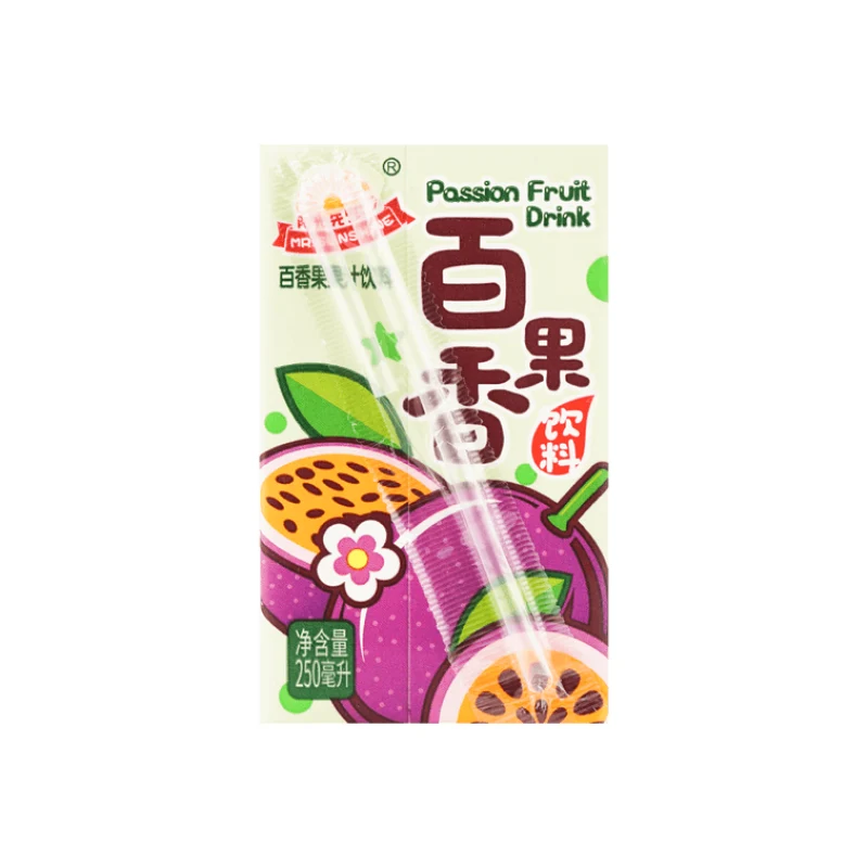 [Self-operated] China MR.SUNSHINE Mr. Sunshine Passion Fruit Juice Drink 250ml Internet celebrity fruit juice drink is a good way to relieve the heat in summer