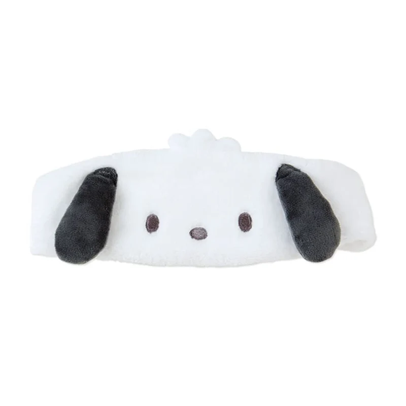 [Self-operated] Japan's Sanrio Pacha Dog Plush Hairband, Large Face Style, 1 pack, a must-have artifact for home face washing