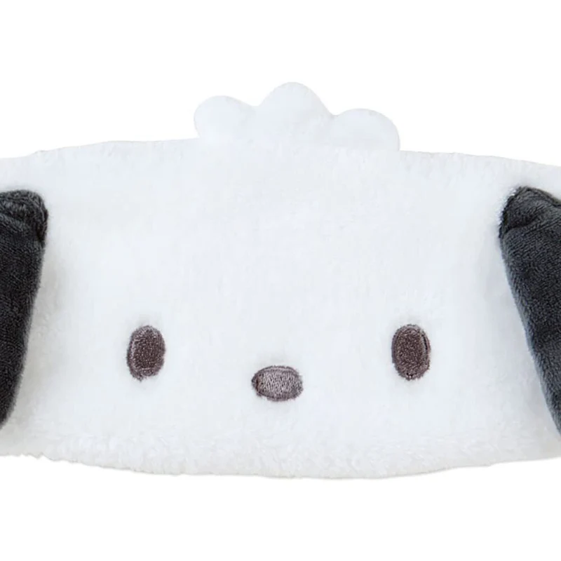 [Self-operated] Japan's Sanrio Pacha Dog Plush Hairband, Large Face Style, 1 pack, a must-have artifact for home face washing