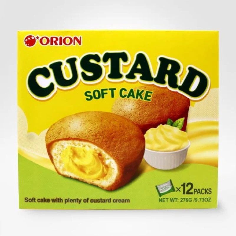[Self-operated] Korean ORION egg yolk pie 12 pieces, pastries, snacks, snacks, snacks for children