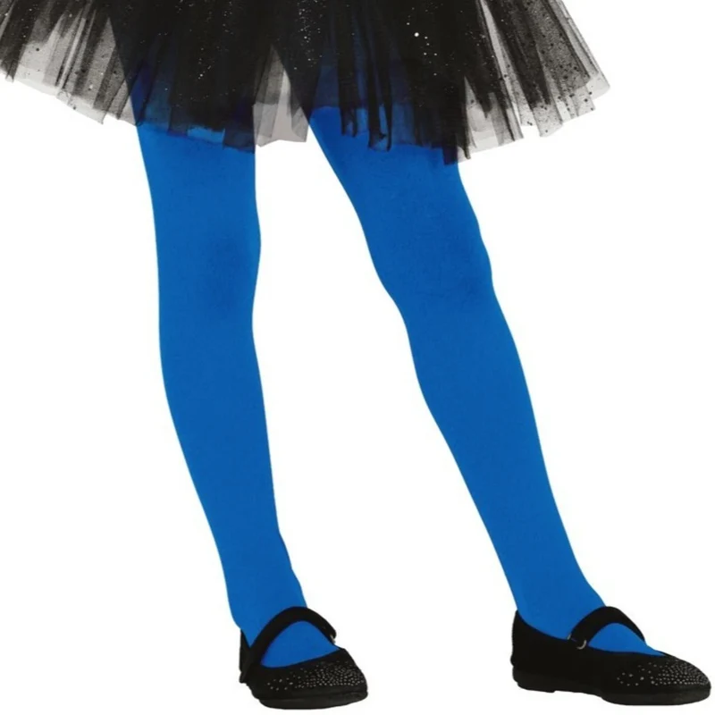 Blaue Basic-Strumpfhose für Kinder