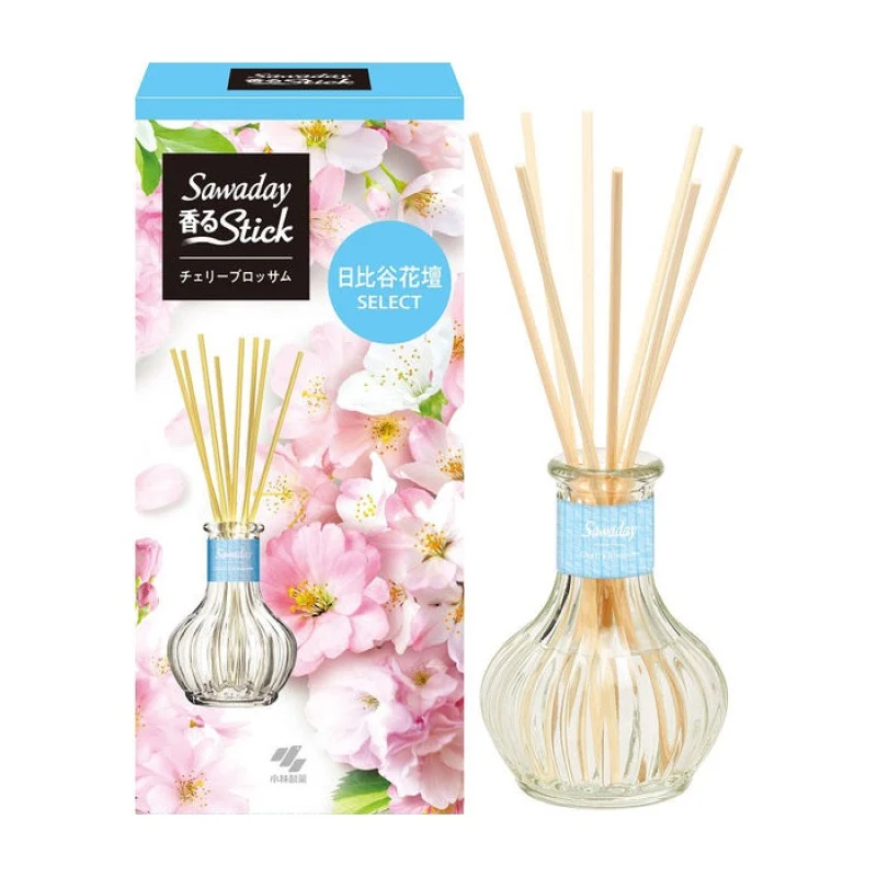 [Self-operated] Japan's KOBAYASHI Kobayashi Pharmaceutical Sawaday Aromatherapy Stick Air Freshener Sweet Cherry Blossom Fragrance 70ml Indoor Deodorizing Wooden Stick Deodorizing Air Freshener Fragrance