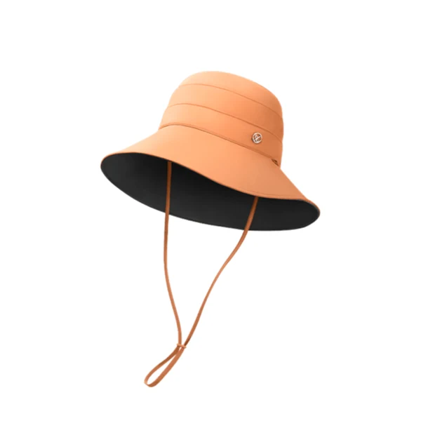 [Self-operated] China Beneunder Dome Series Double-sided Sun Protection Hat Fisherman Hat Grapefruit Pink/Black One Size