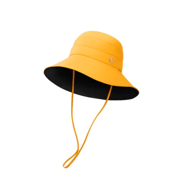 [Self-operated] China Beneunder Dome Series Double-sided Sun Protection Hat Fisherman Hat Ginger/Black One Size