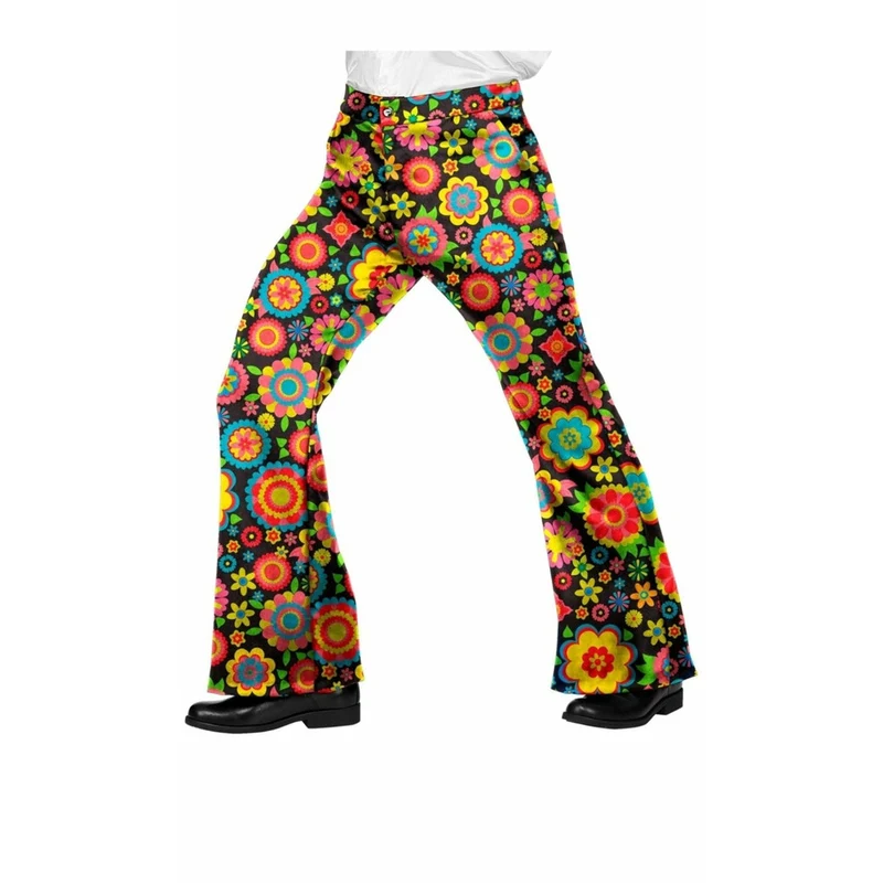 70er Jahre Hose Flowers für Herren