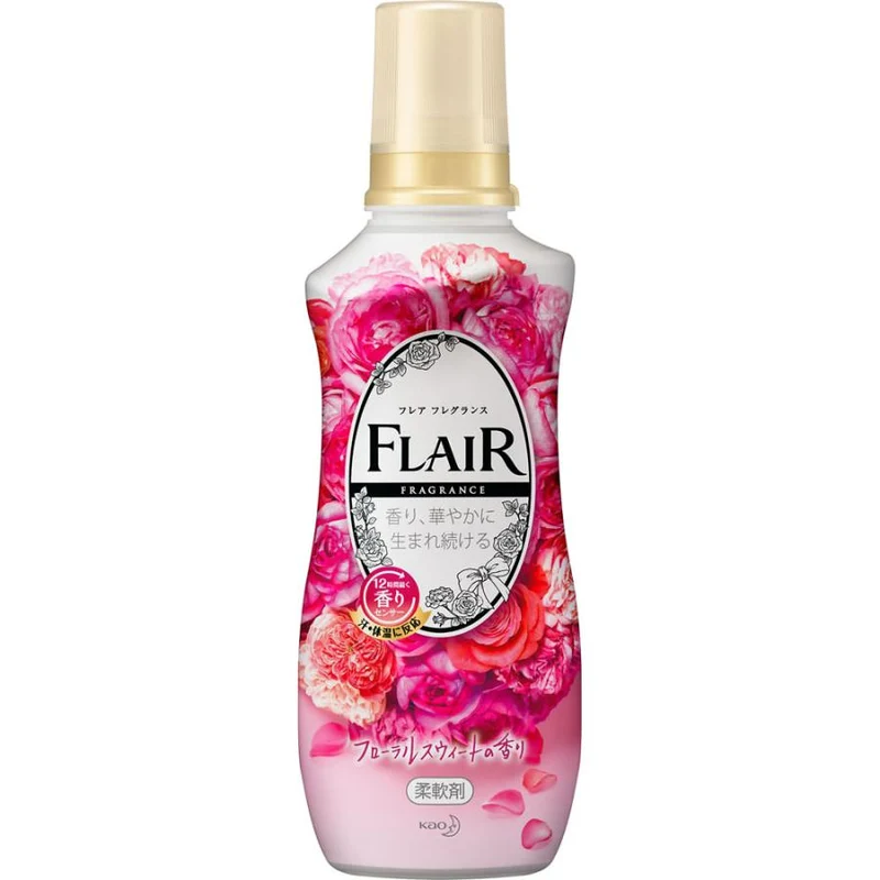 [Self-operated] Japanese KAO Kao New Version FLAIR Clothing Perfume Softener Fragrance Softener 540ml Sweet Rose Fragrance