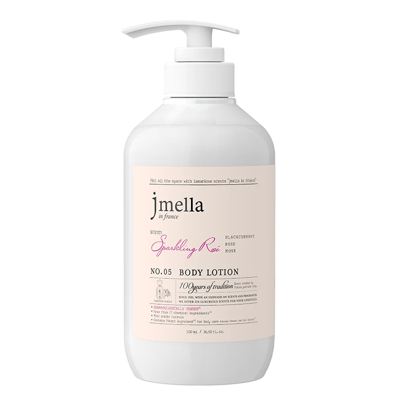 [Self-operated] Korean Jmella Jmella Fragrance Body Lotion #05 Star Rose Series 500ml Moisturizing, Nourishing and Long-lasting Fragrant Moisturizing Body Lotion