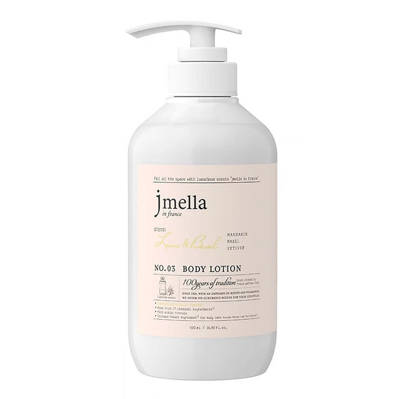 [Self-operated] Korean Jmella Jmella Fragrance Body Lotion #03 Youthful First Love Series 500ml Moisturizing, Nourishing and Long-lasting Fragrant Moisturizing Body Lotion