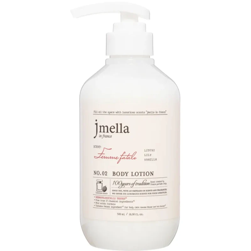[Self-operated] Korean Jmella Kimela Fragrance Body Lotion #02 Beauty Temptation Series 500ml Moisturizing, Nourishing and Long-lasting Fragrant Moisturizing Body Lotion