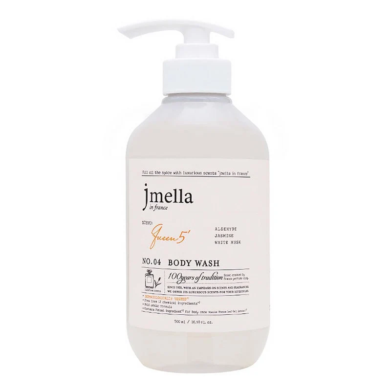 [Self-operated] Korean Jmella Kimela Fragrance Shower Gel #04 French Queen No. 5 Series 500ml Long-lasting Fragrance Shower Gel