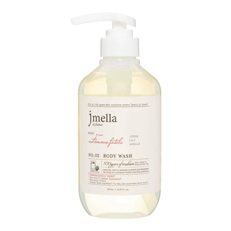 [Self-operated] Korean Jmella Kimela Fragrance Shower Gel #02 Beauty Temptation Series 500ml Long-lasting Fragrance Shower Gel