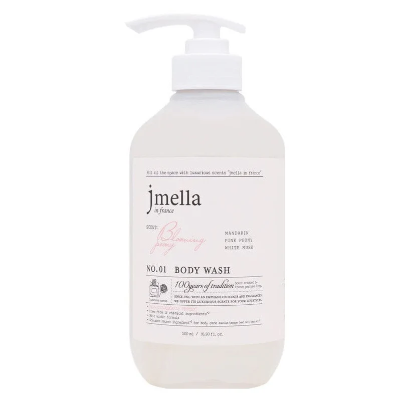 [Self-operated] Korean Jmella Fragrance Shower Gel #01 Garden Dance Series 500ml Long-lasting Fragrance Shower Gel