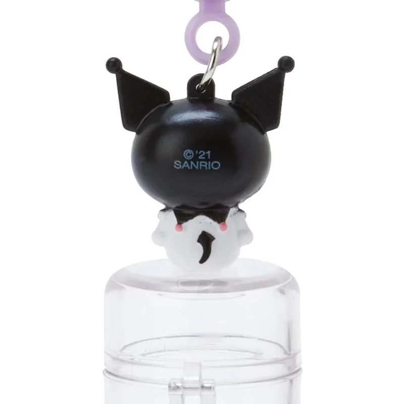 [Self-operated] Japan's Sanrio one-word hairpin with storage jar Kuromi style 4 pack cute one-word side clip bangs clip headband hair clip hair accessories