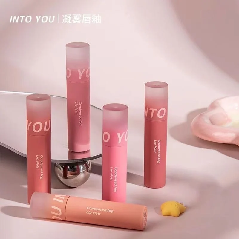 [Self-operated] INTOYOU Xinmu and You Condensing Matte Matte Velvet Lipstick Lip Glaze C04 Warm Leather 3.2g