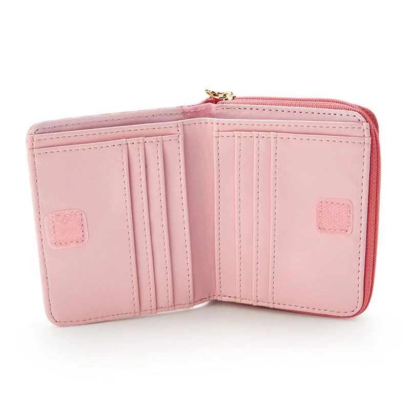 [Self-operated] Japan's Sanrio Gemini series cute short card holder wallet Melody cute portable card holder coin purse wallet