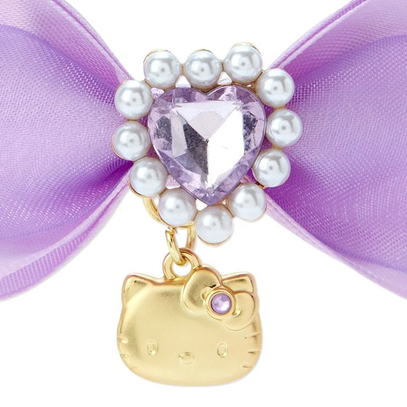 [Self-operated] Japan's Sanrio gemstone series limited accessories headband Kurome 1 pack love gem-encrusted hair tie