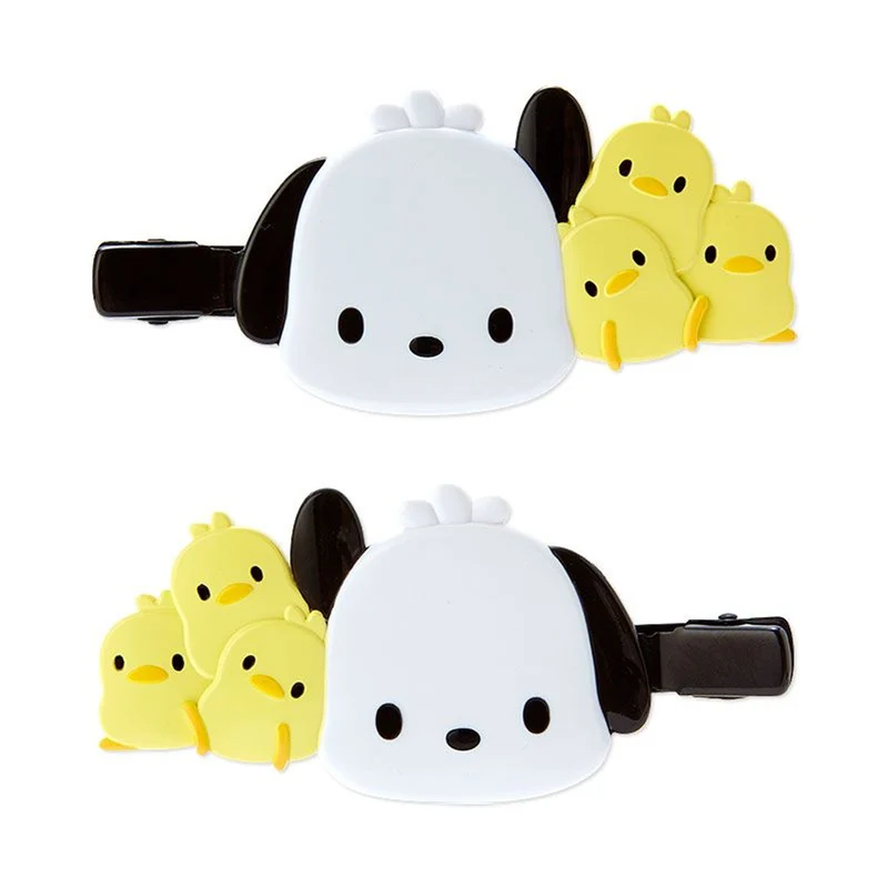 [Self-operated] Japan's Sanrio multi-character cute cartoon hairpin Pacha dog 1 pair set of stylish front bangs hair clip hair clip hair accessories