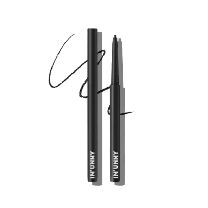 [Self-operated] Korea UNNY slim and smooth eyeliner gel pen 2mm slim refill #S01 Kill Black fatal black waterproof and not easy to smudge lying silkworm pen